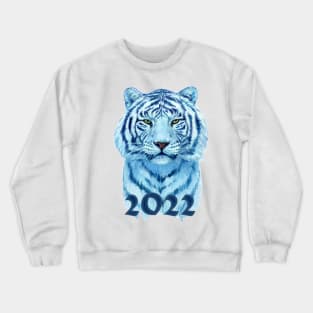 Blue Tiger 2022 symbol Crewneck Sweatshirt